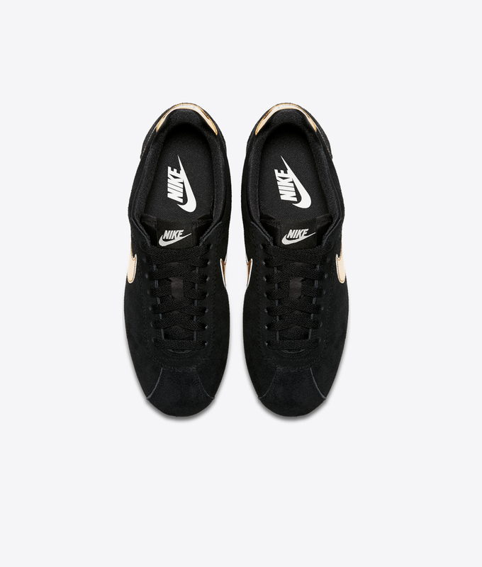 WMNS Classic Cortez SE 'BLACK/METALLIC GOLD'