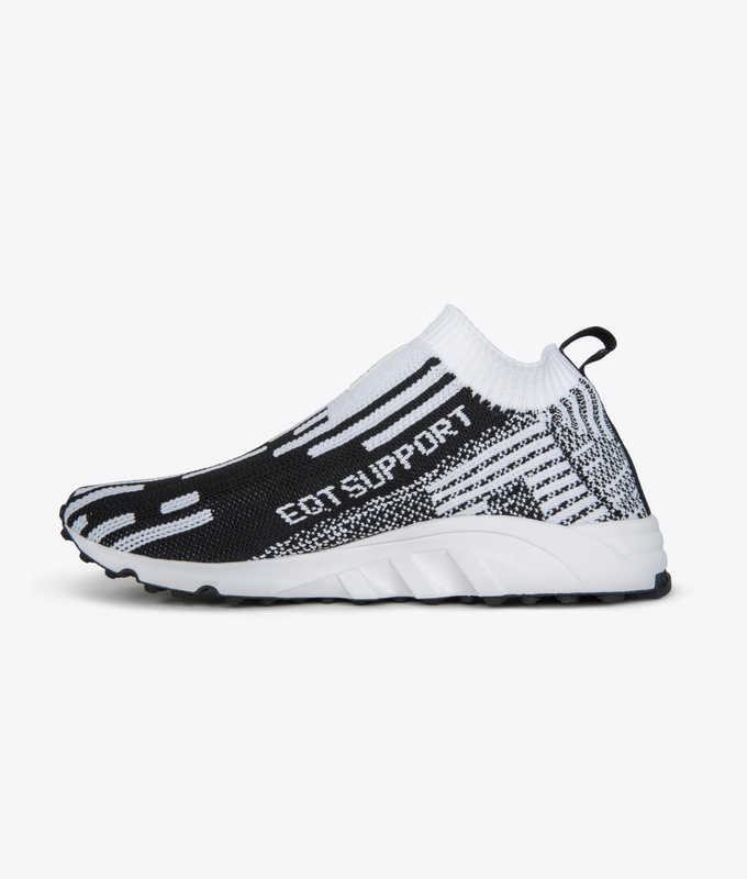 EQT SUPPORT SOCK PK 3/3 'cloud white/core black/sub green'