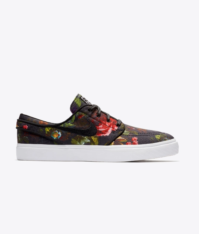 SB ZOOM STEFAN JANOSKI CANVAS 'FLORAL/BLACK'