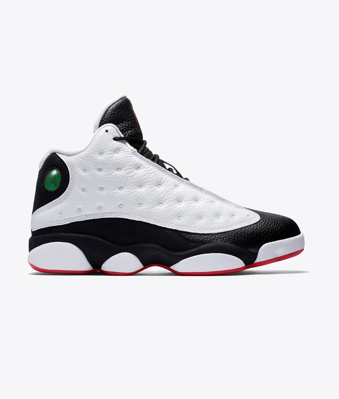 AIR JORDAN 13 RETRO 'WHITE/TRUE RED-BLACK'