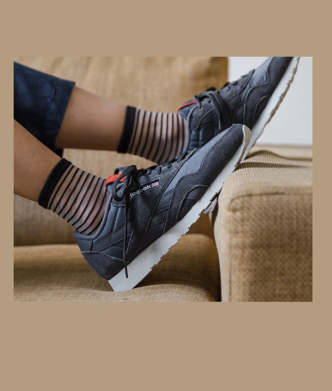 CLASSIC LEATHER NYLON R 'BLACK/SKULL GREY/MARS DUST'