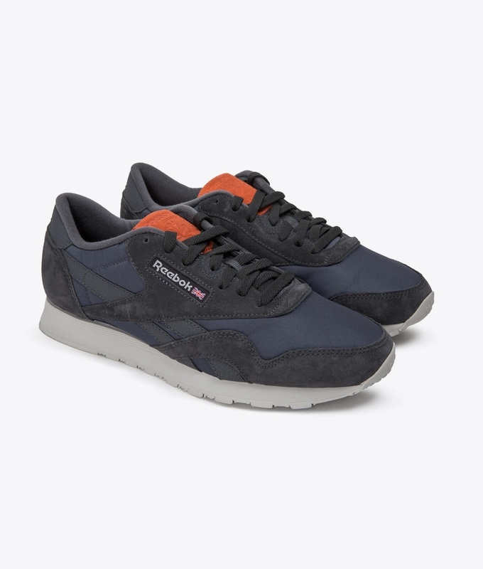 CLASSIC LEATHER NYLON R 'BLACK/SKULL GREY/MARS DUST'