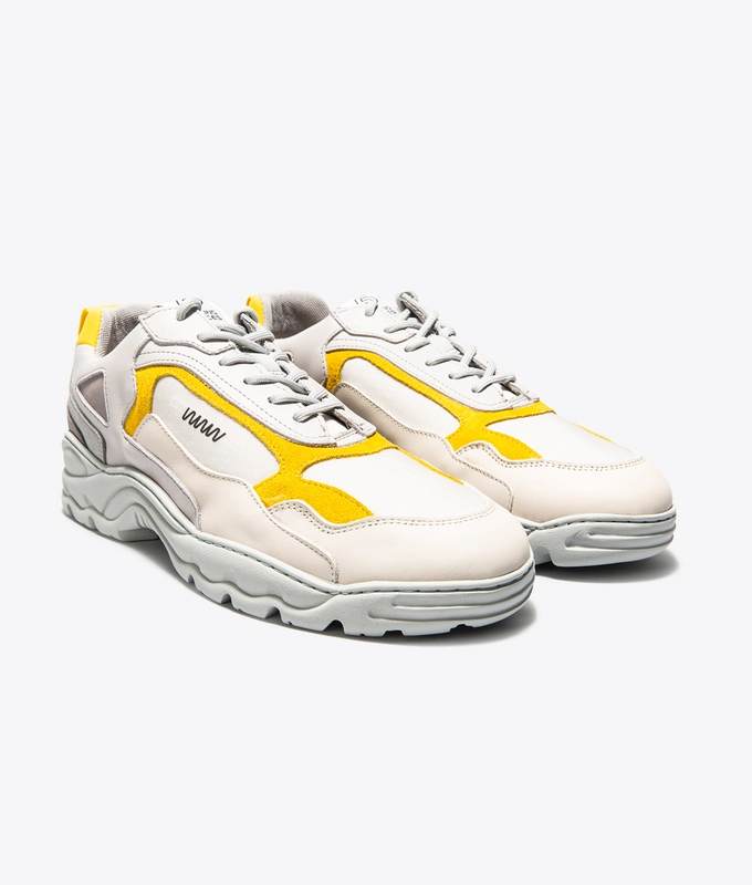 What We Wear x Filling Pieces Low Curve Iceman 'TRIMIX GREY/YELLOW'