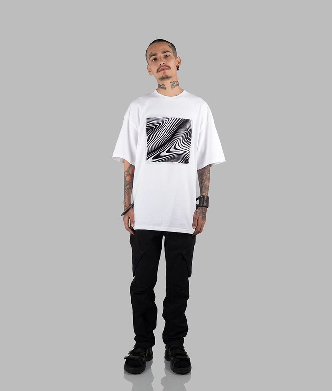 Glitch T-shirt 'White'