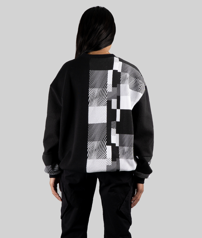 Sweater 'Black  White'