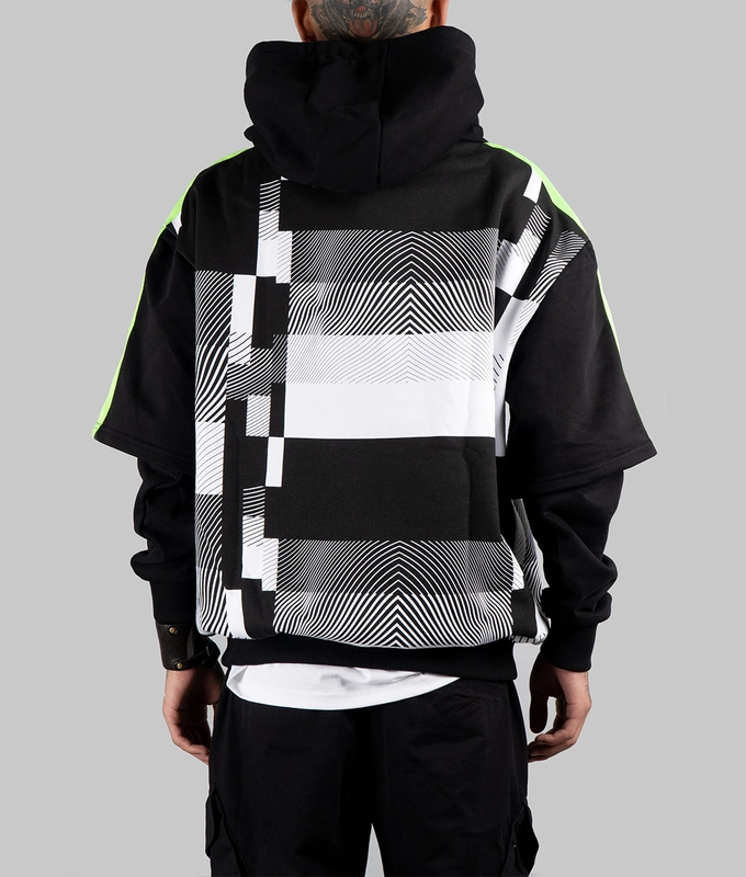Hoodie 'Black  White'