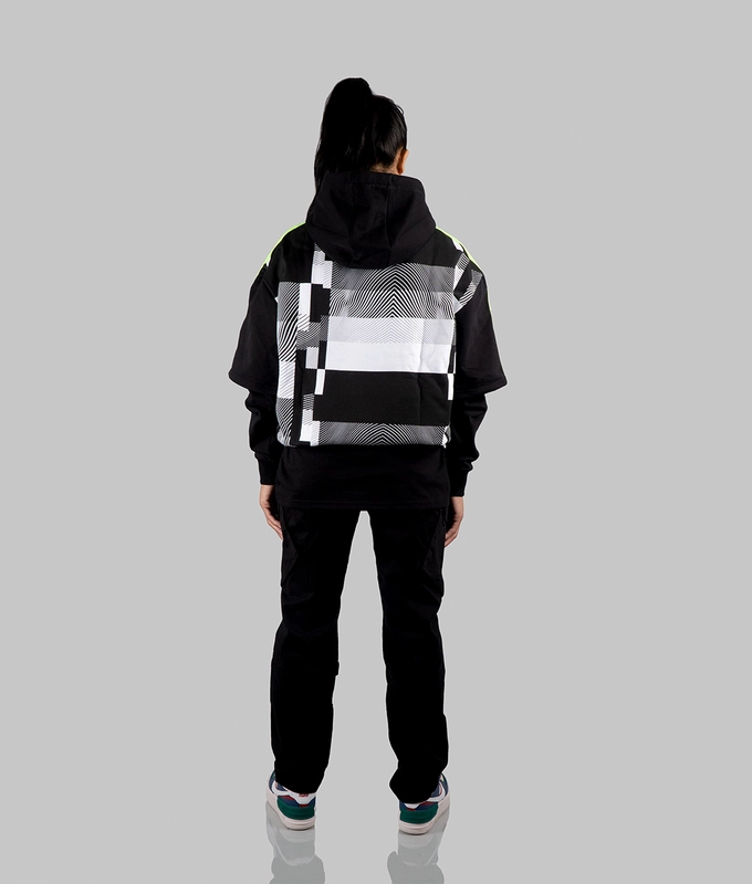 Hoodie 'Black  White'