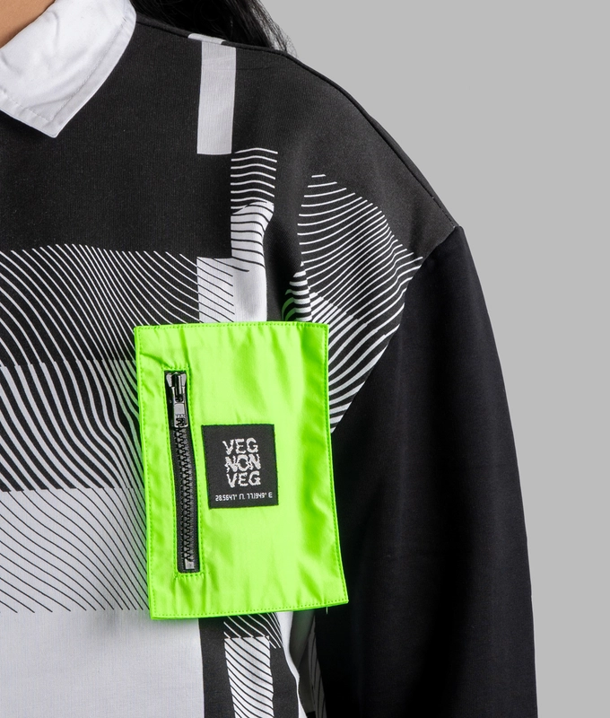 Polo shirt 'Black  White'
