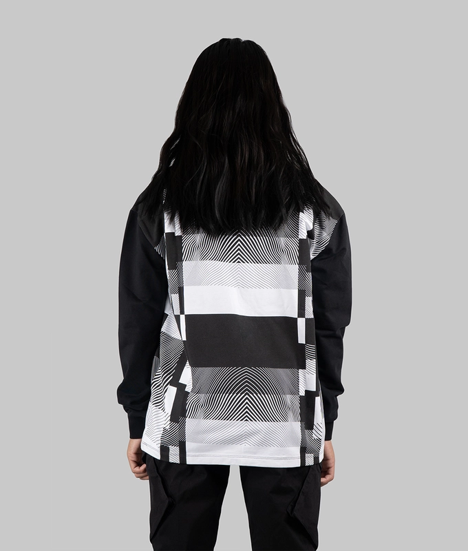 Polo shirt 'Black  White'