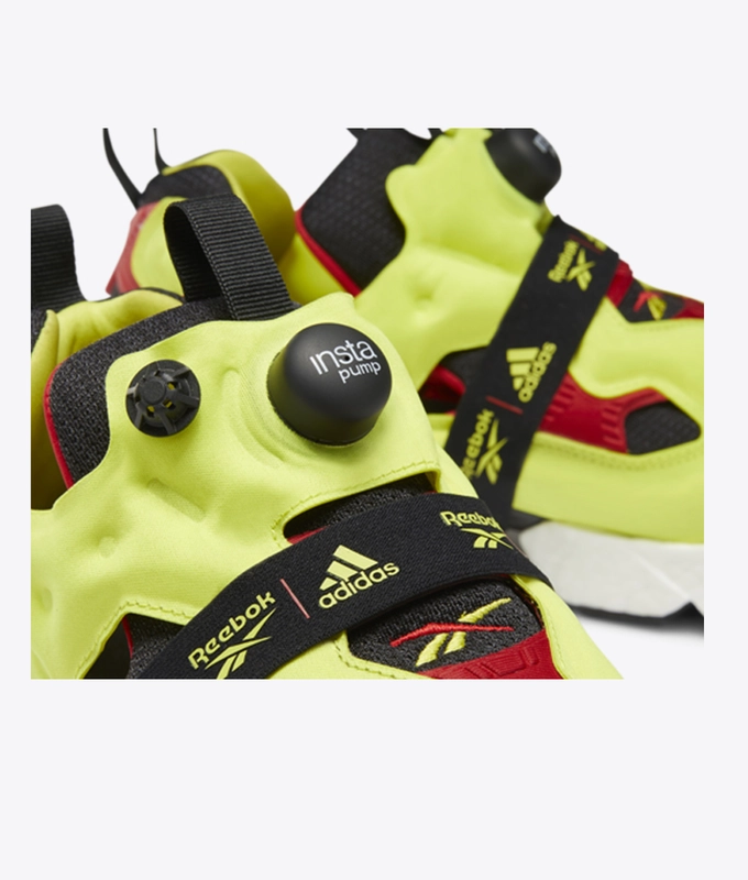INSTAPUMP FURY BOOST 'BLACK / HYPERGREEN / RBK RED'