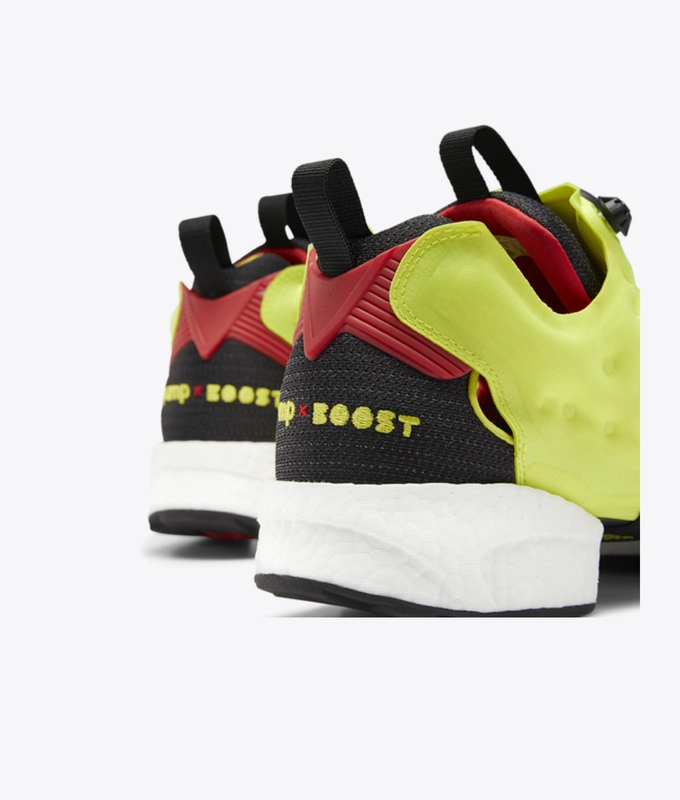 INSTAPUMP FURY BOOST 'BLACK / HYPERGREEN / RBK RED'