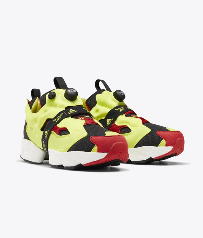 INSTAPUMP FURY BOOST 'BLACK / HYPERGREEN / RBK RED'