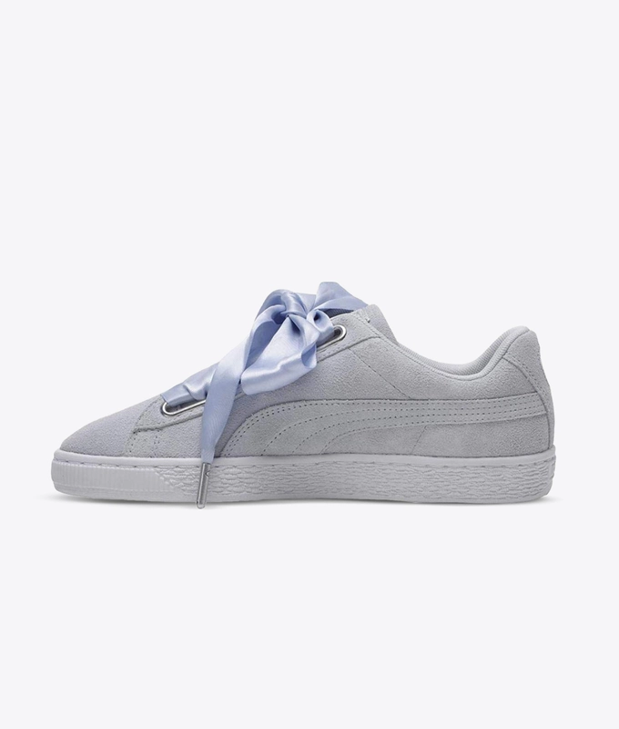 Suede Heart Floral Wn's 'Heather-Overcast'