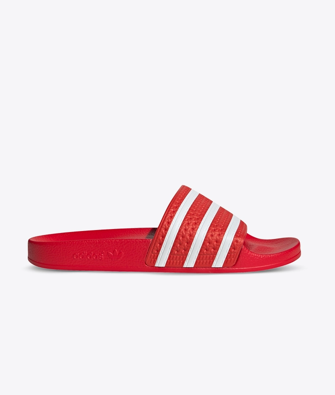 ADILETTE 'lush red/ftwr white/lush red'