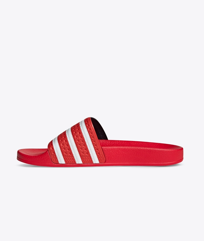 ADILETTE 'lush red/ftwr white/lush red'