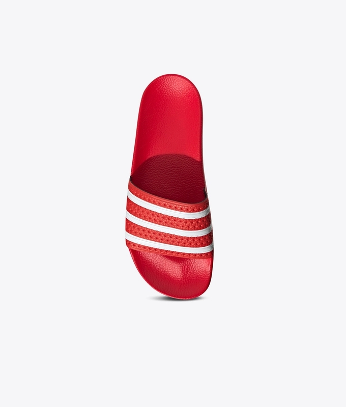 ADILETTE 'lush red/ftwr white/lush red'