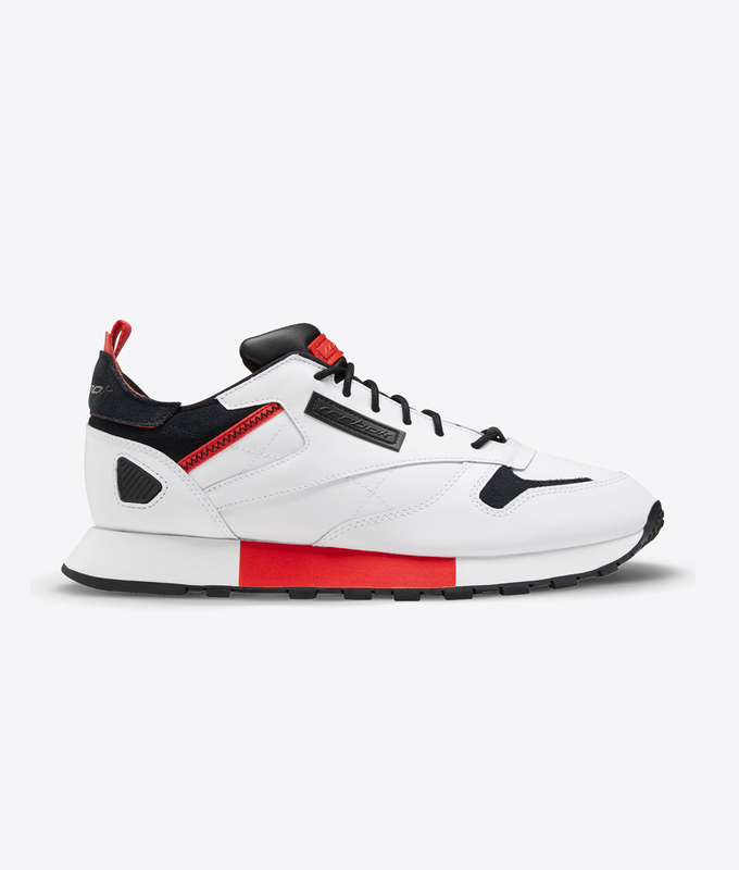 CL LEATHER REE:DUX 'white/black/radiant red'