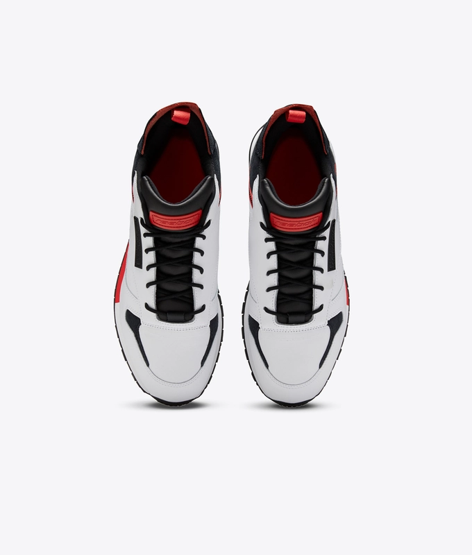 CL LEATHER REE:DUX 'white/black/radiant red'
