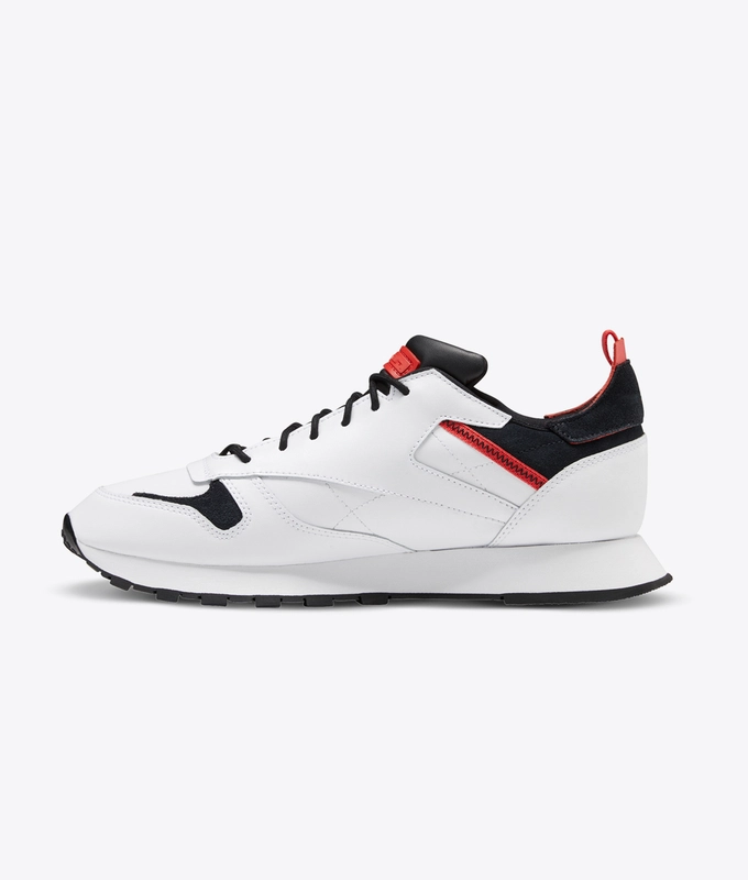 CL LEATHER REE:DUX 'white/black/radiant red'