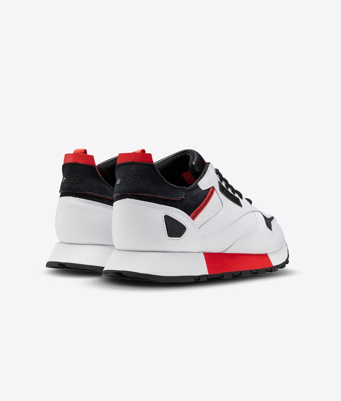 CL LEATHER REE:DUX 'white/black/radiant red'