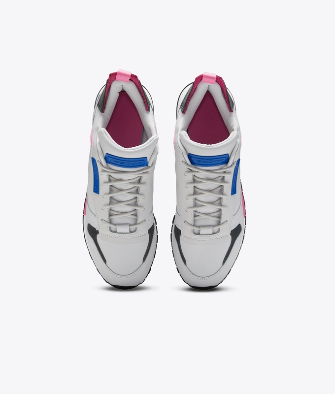 CL LTHR REE:DUX 'porcelain/posh pink/humble blue'
