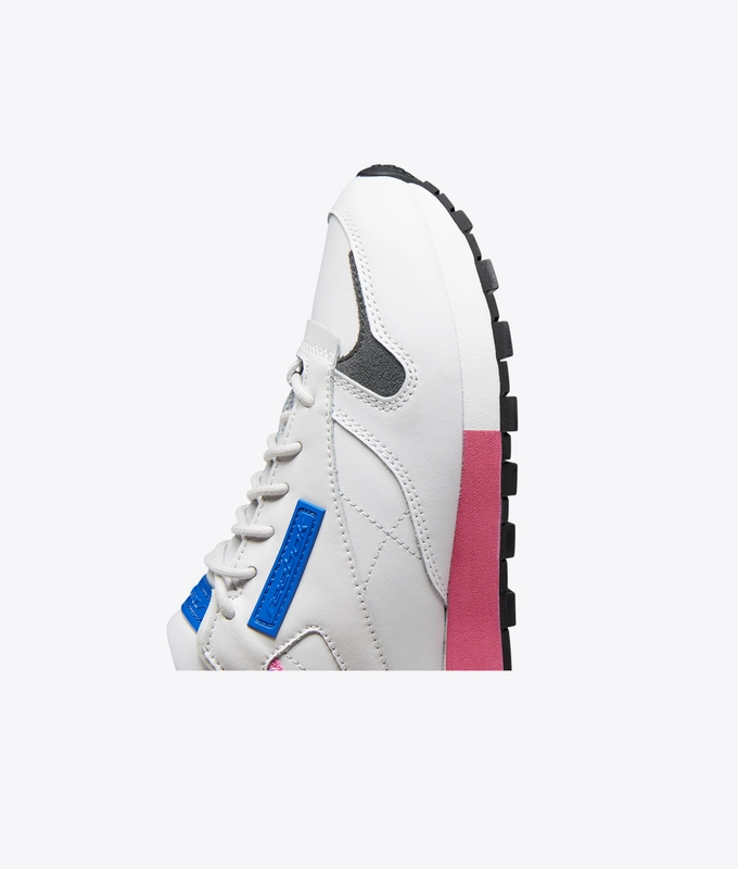 CL LTHR REE:DUX 'porcelain/posh pink/humble blue'