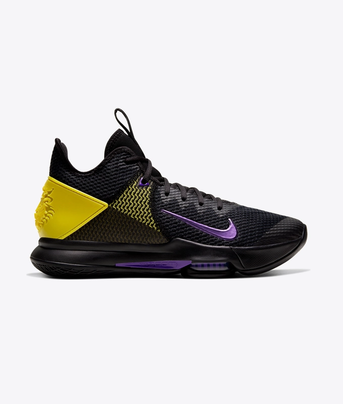LEBRON WITNESS IV EP 'BLACK/VOLTAGE PURPLE-OPTI YELLOW-WHITE'
