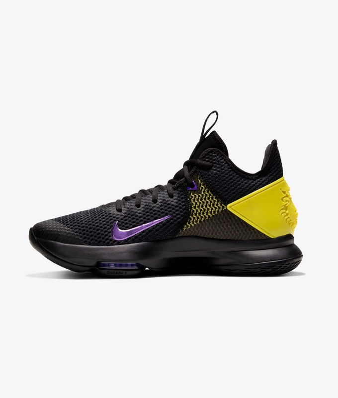 LEBRON WITNESS IV EP 'BLACK/VOLTAGE PURPLE-OPTI YELLOW-WHITE'