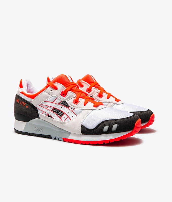 GEL-LYTE III OG W '30TH ANNIVERSARY' 'WHITE/FLASH CORAL'