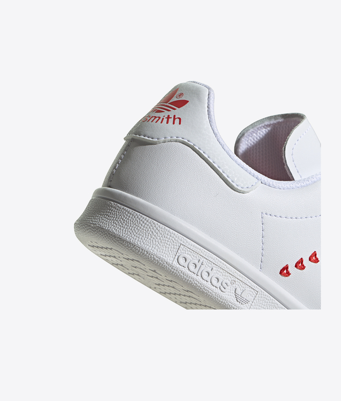 STAN SMITH J 'FTWWHT/FTWWHT/LUSRED'