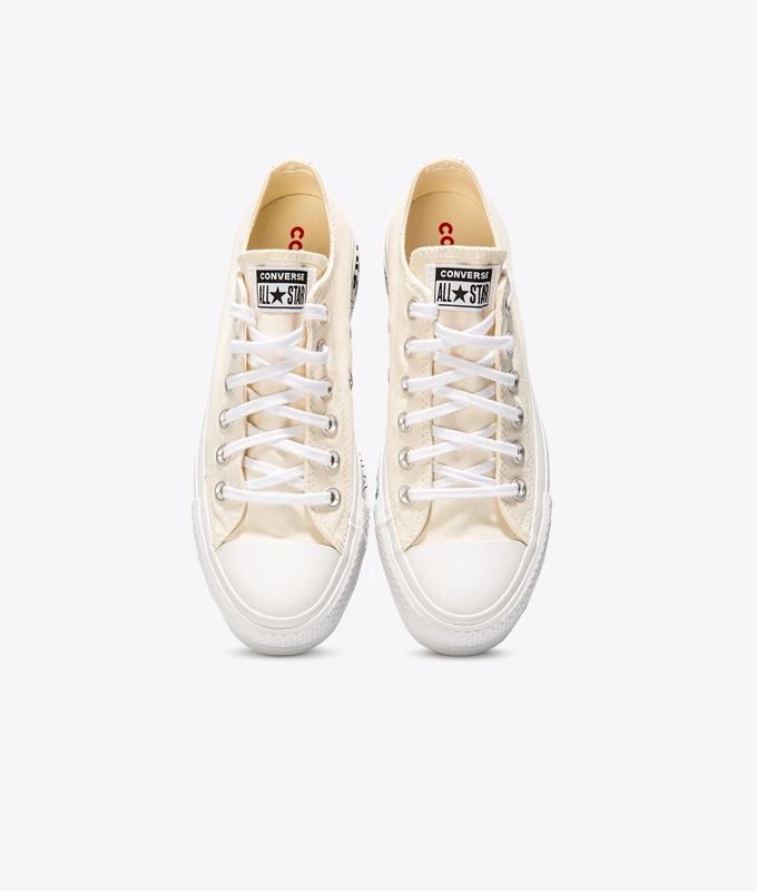 Love Fearlessly Platform Chuck Taylor All Star 'EGRET/WHITE/BLACK'