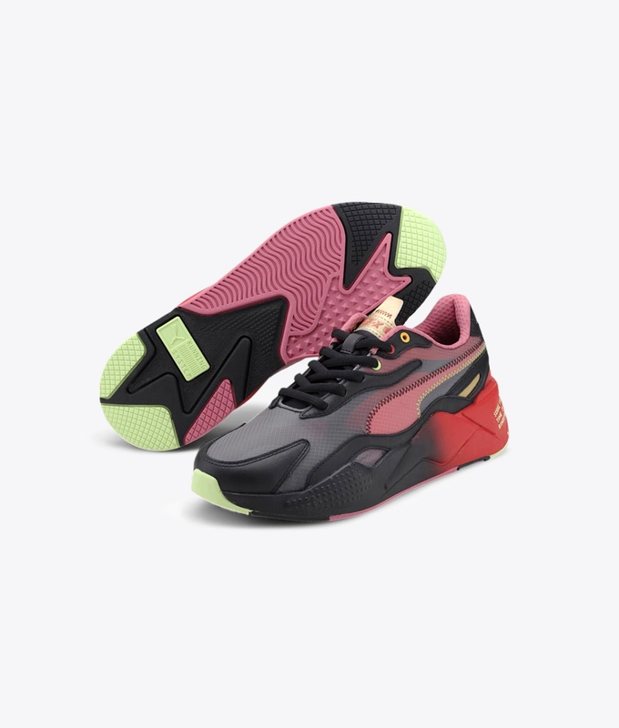 RS-X SONIC COLOR 2 'PUMA BLACK- HIGH RISK RED'