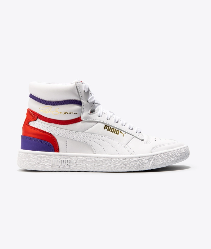 RALPH SAMPSON MID 'P WHT-HIRISRD-PURPLCORALITIES'