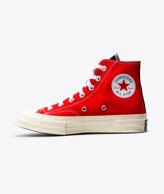 Logo Play Chuck 70 'WHITE/UNIVERSITY RED/RUSH BLUE'