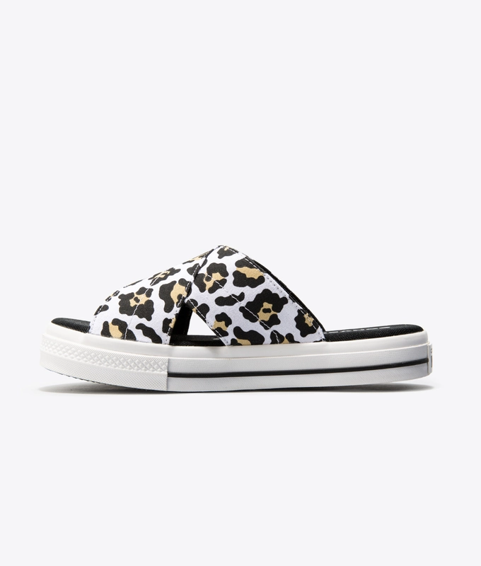 ONE STAR LEOPARD SANDAL 'DESERT ORE/BLACK/WHITE'