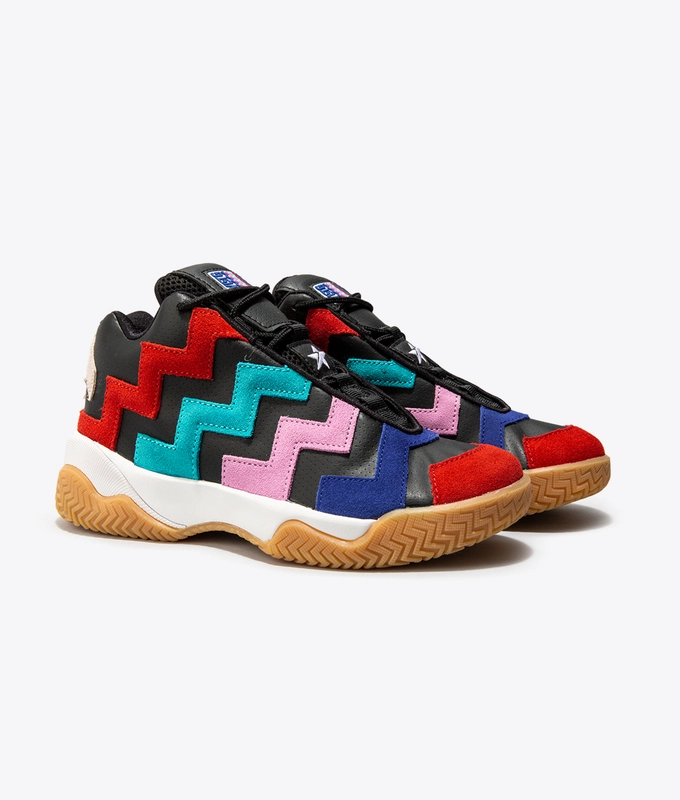 VLTG LEATHER OVERLAY 'BLACK/UNIVERSITY RED/RAPID TEAL'