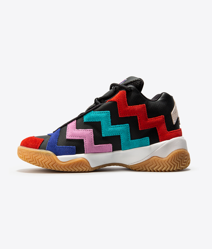 VLTG LEATHER OVERLAY 'BLACK/UNIVERSITY RED/RAPID TEAL'