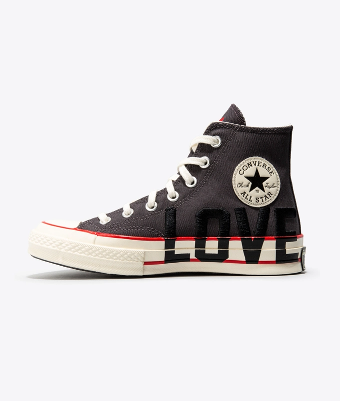 Love Fearlessly Chuck 70 High Top  'Thunder Grey/University Red'
