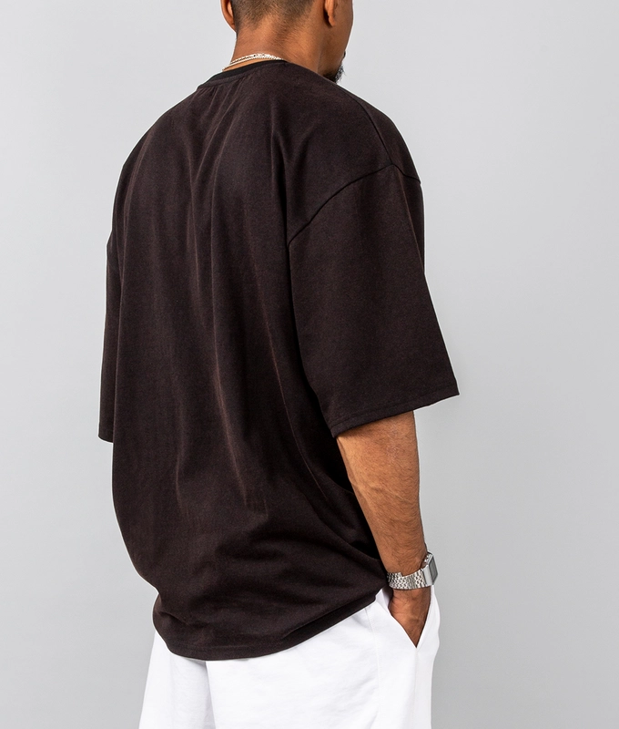 TONE ON TONE ACID WASH T-SHIRT 'BLACK'