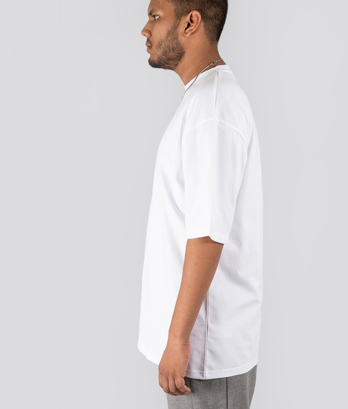 PLAIN OVER SIZED TEE 'WHITE'