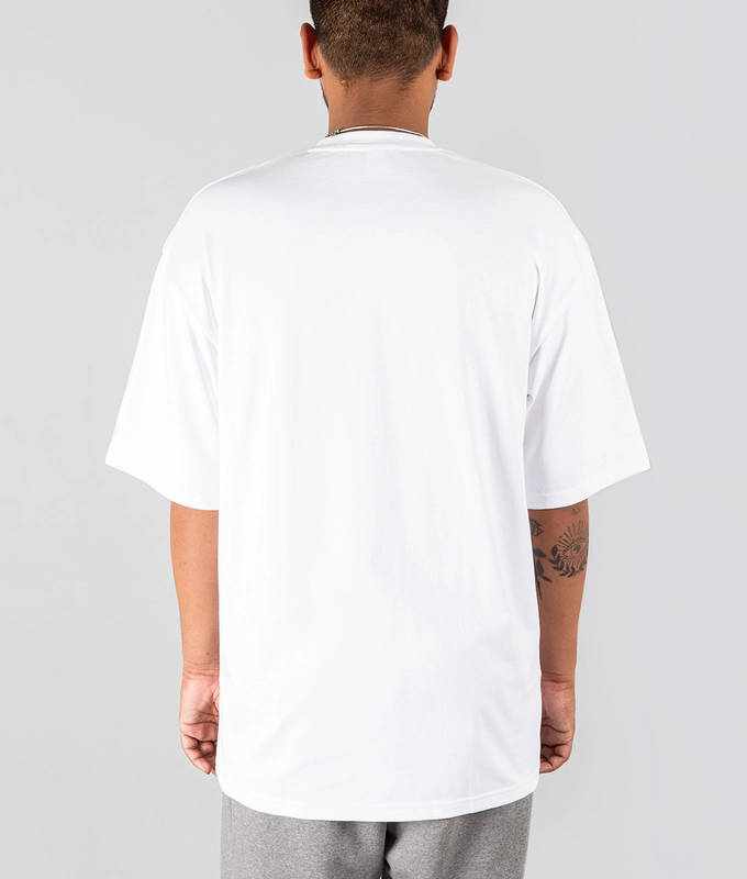 PLAIN OVER SIZED TEE 'WHITE'