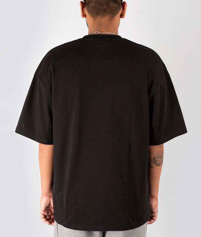 Plain Over Sized Tee 'Black'