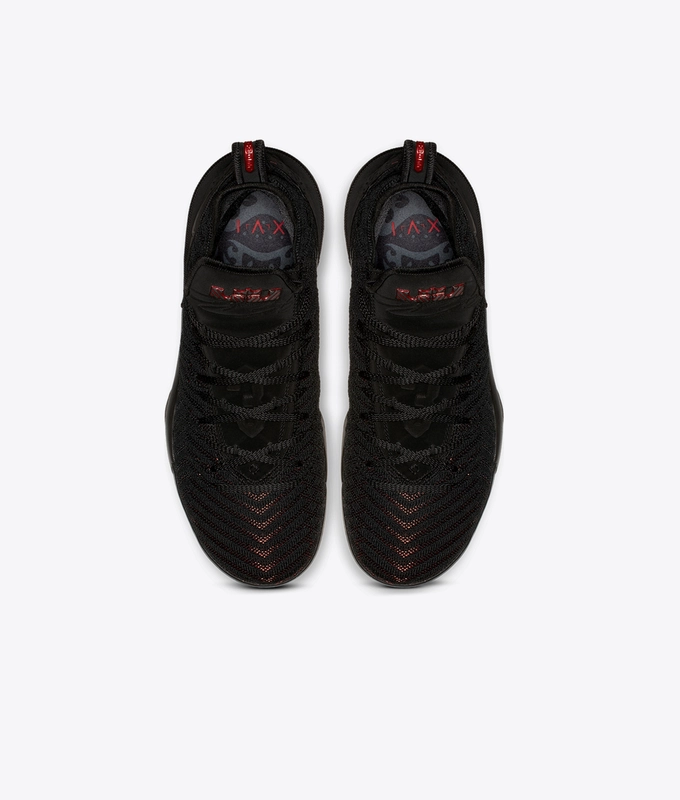 LEBRON XVI 'BLACK/BLACK-UNIVERSITY RED'