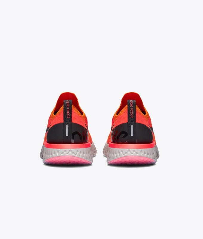 EPIC REACT FLYKNIT 'COPPER FLASH/BLACK-FLASH CRIMSON'