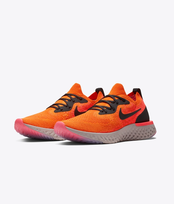 EPIC REACT FLYKNIT 'COPPER FLASH/BLACK-FLASH CRIMSON'