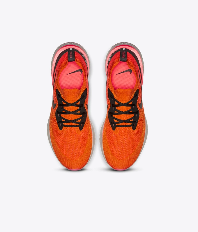 EPIC REACT FLYKNIT 'COPPER FLASH/BLACK-FLASH CRIMSON'