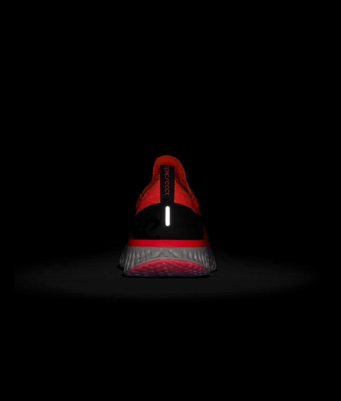 EPIC REACT FLYKNIT 'COPPER FLASH/BLACK-FLASH CRIMSON'