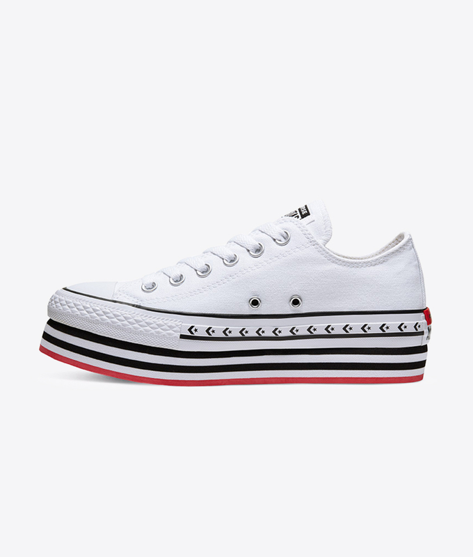 CHUCK TAYLOR ALL STAR LIFT ARCHIVAL CANVAS 'WHITE/BLACK/WHITE'