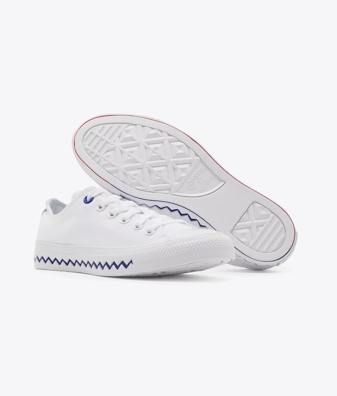 VLTG CHUCK TAYLOR ALL STAR 'WHITE/UNIVERSITY RED/RUSH BLUE