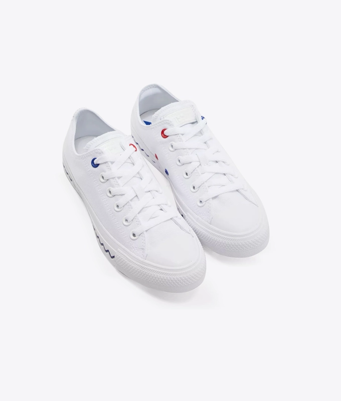 VLTG CHUCK TAYLOR ALL STAR 'WHITE/UNIVERSITY RED/RUSH BLUE
